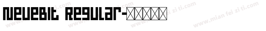 NeueBit Regular字体转换